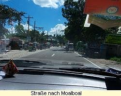 Straße nach Moalboal Cebu Philippinen